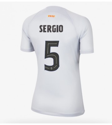 Barcelona Sergio Busquets #5 Tredjedrakt Kvinner 2022-23 Kortermet